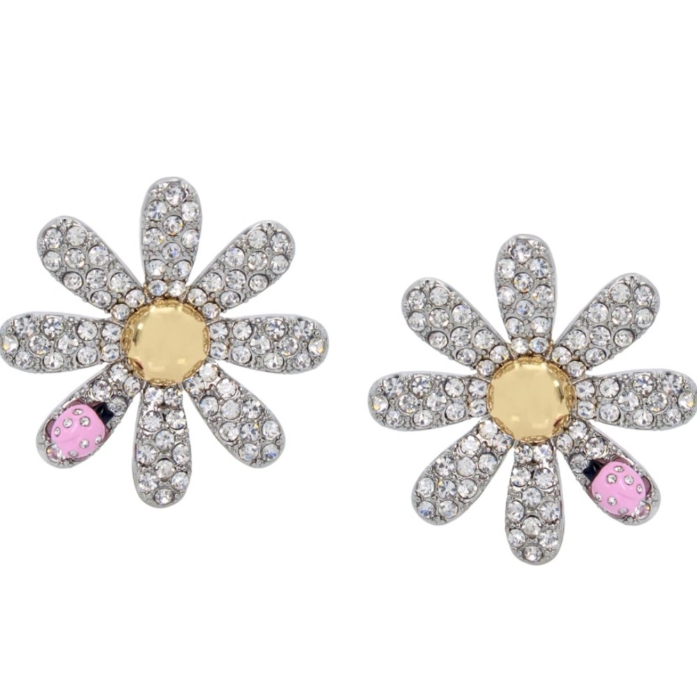 🆕 Betsey Johnson Womens Daisy Post Earrings - rare find